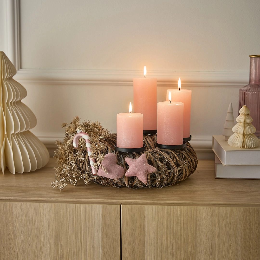 Rosige Adventszeit