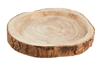 Schale Holzscheibe, 35 cm