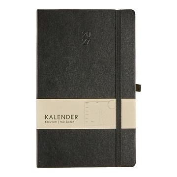 Kalender Uni, schwarz, 13 x 21 cm