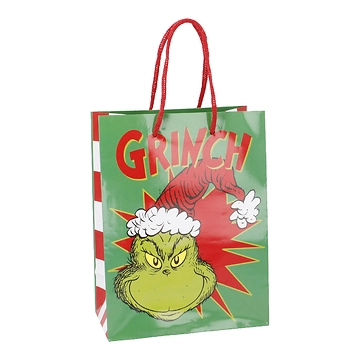 Geschenktüte Grinch, grün, 17.5 x 23 cm