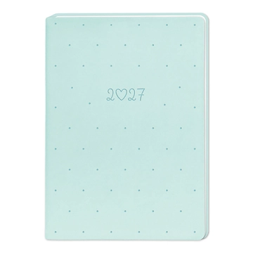 Terminplaner Lederlook, 2027, mint