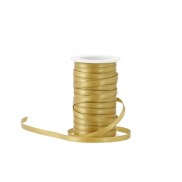 Geschenkband Satin, gold, 3mm x 10m