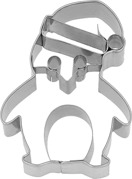Ausstechform Weihnachts-Pinguin, 7 cm