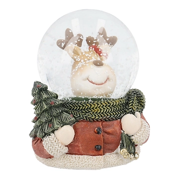 Schneekugel Xmas-Motiv, Rentier, 4.5 x 6 cm