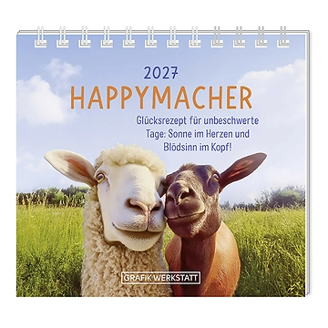 Mini-Tischkalender 2027, Happymacher