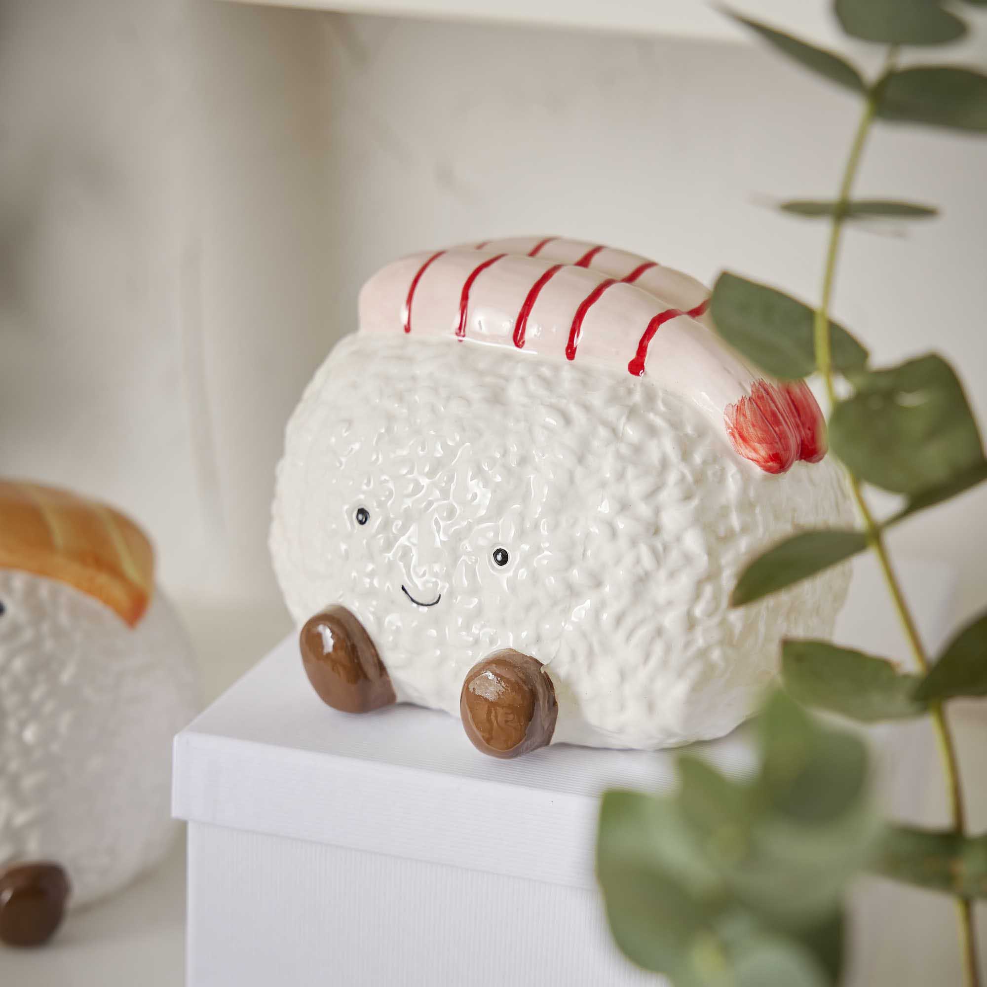 Spardose Food, Nigiri Krabbe, 11 cm