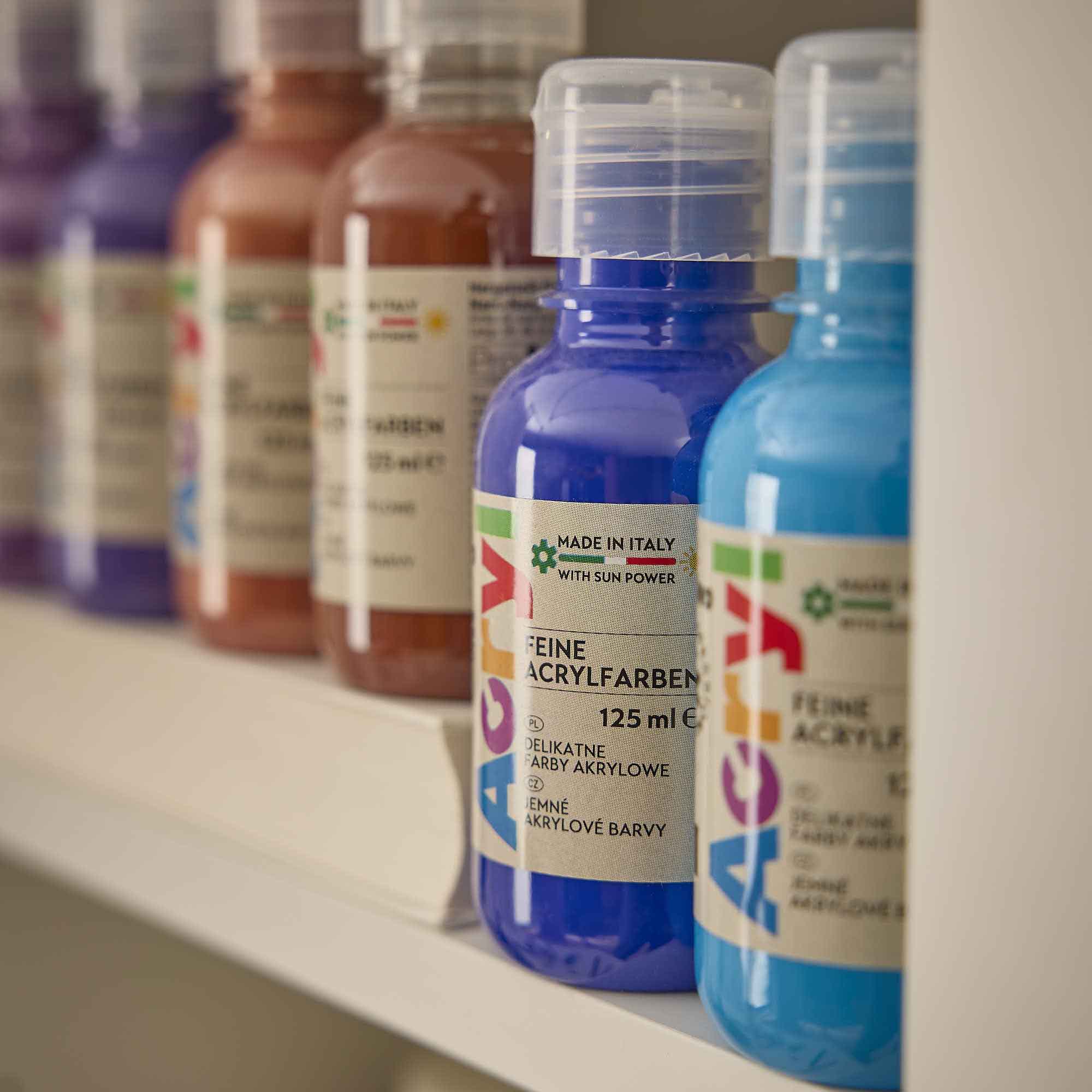 Acrylfarbe, ultramarine, 125 ml