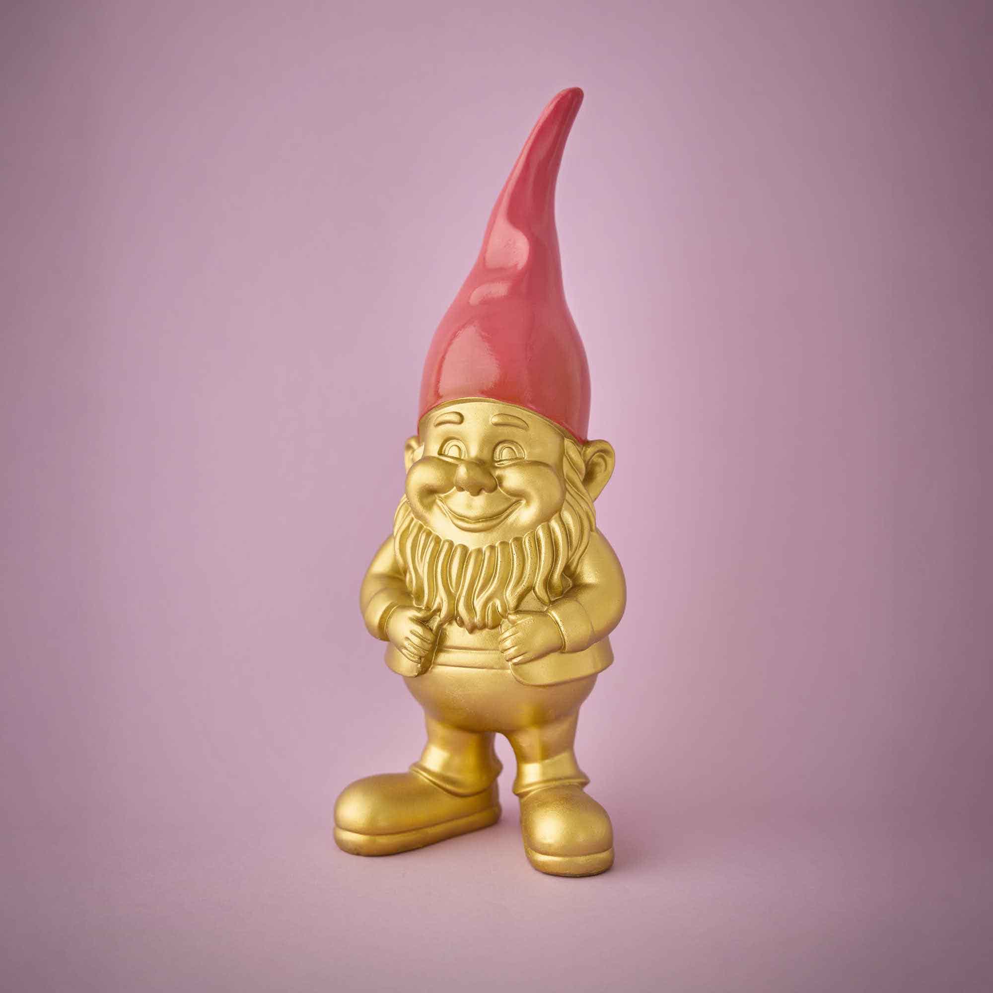 Wichtel Mütze, gold, 29.5 cm