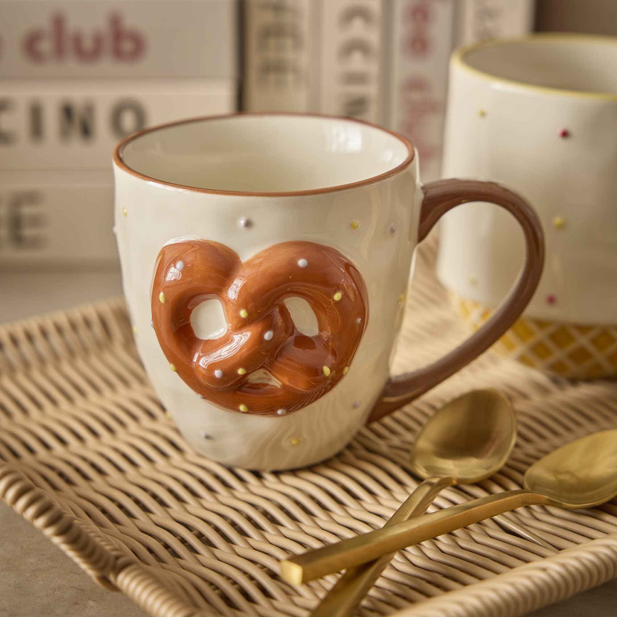 Becher Gebäck, Brezel, 340 ml