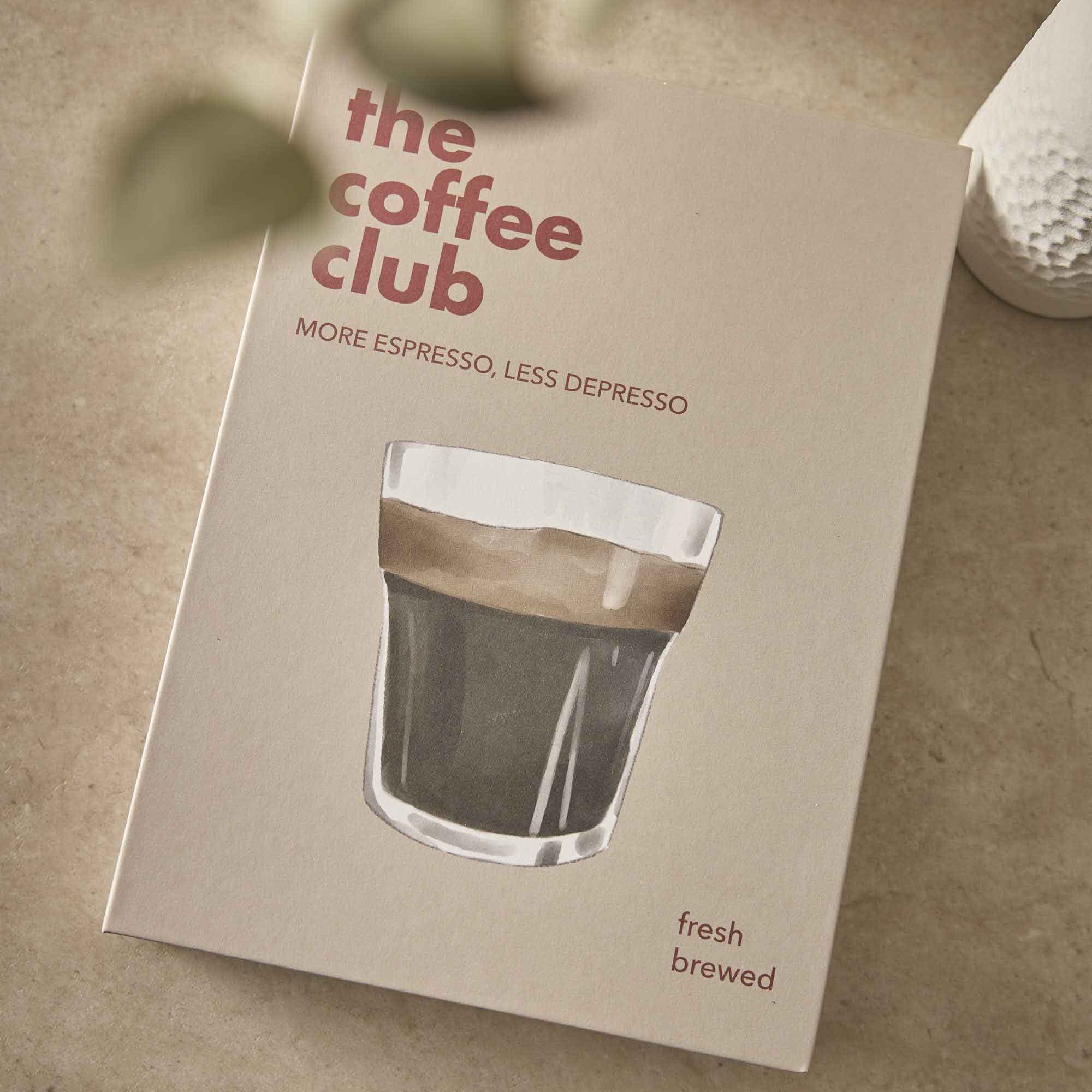 2er Set Buchkarton Kaffee, Coffee-Club