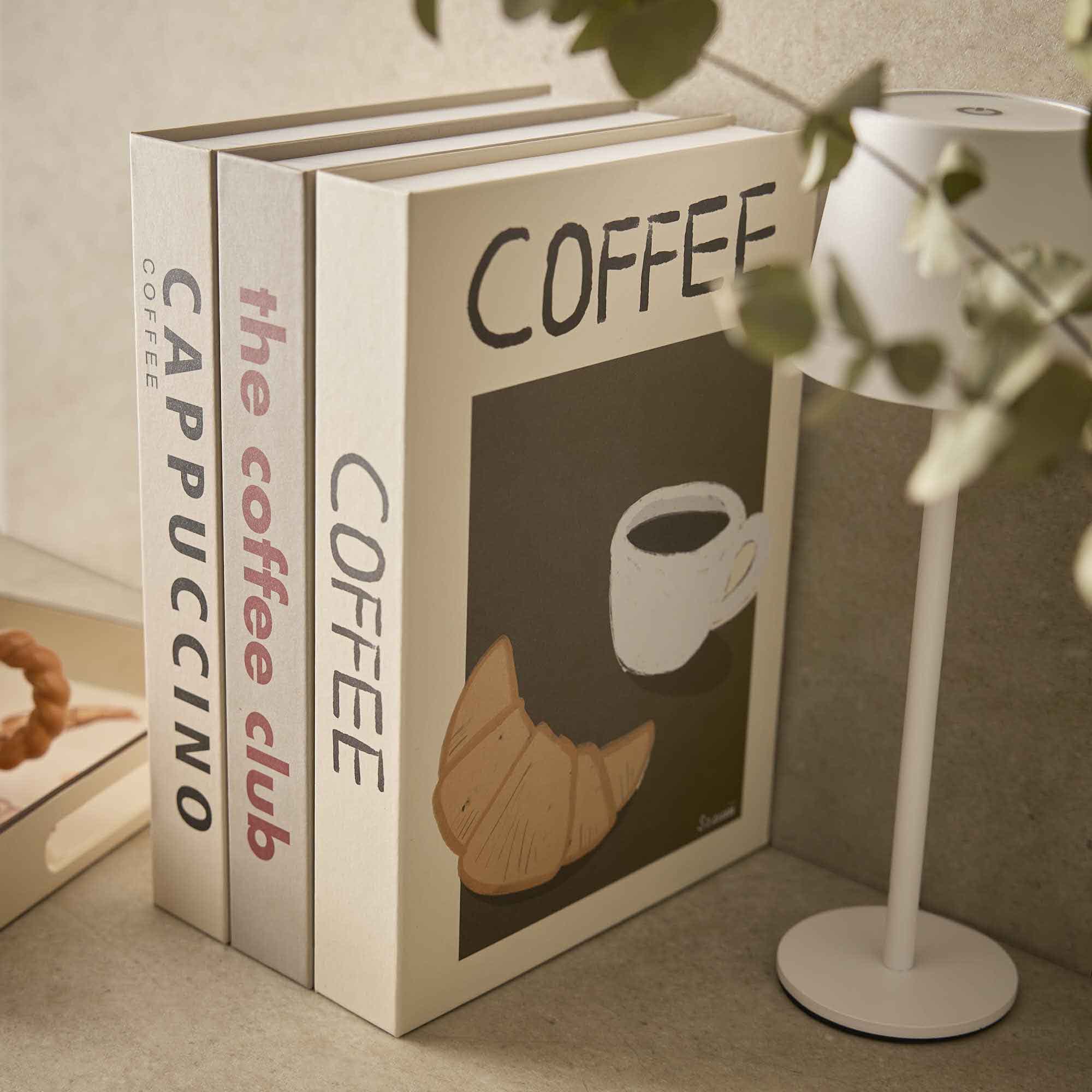 2er Set Buchkarton Kaffee, Coffee