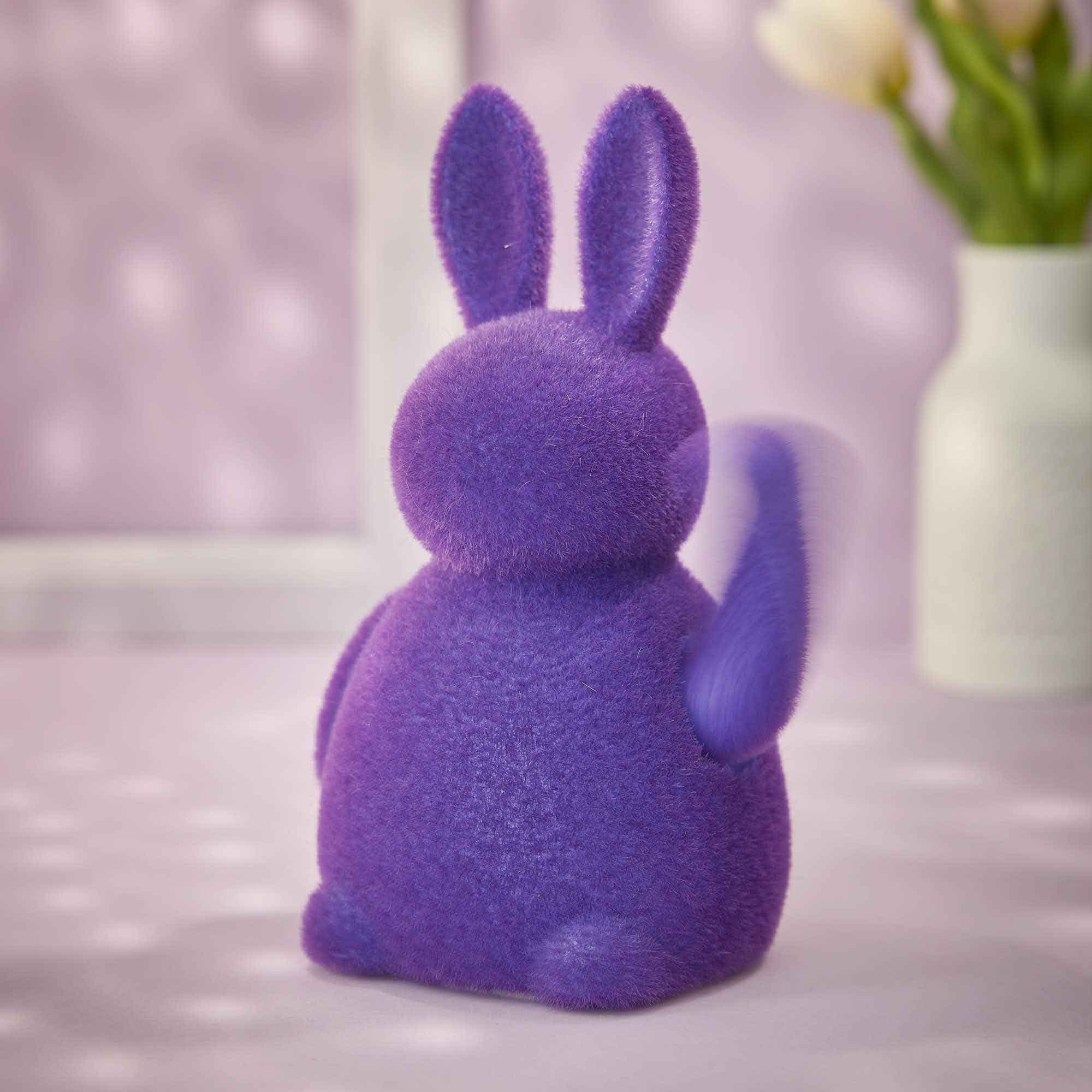 Winkehase Flock, lila, 20 cm