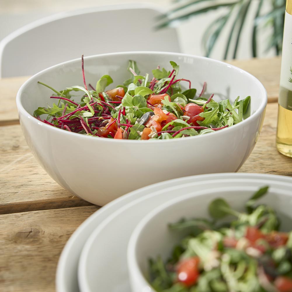 Servierschale Marla, weiß, 23 cm