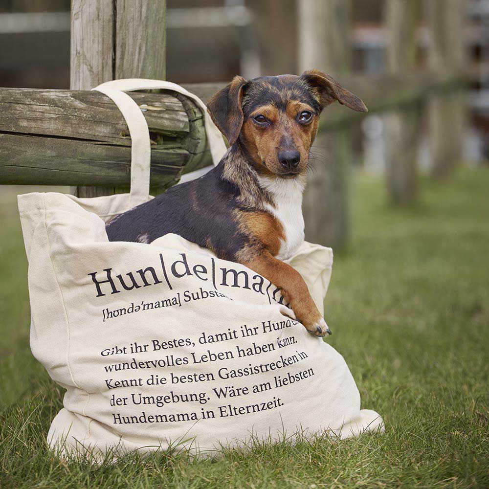 Beutel Hundemama, 38 x 42 cm