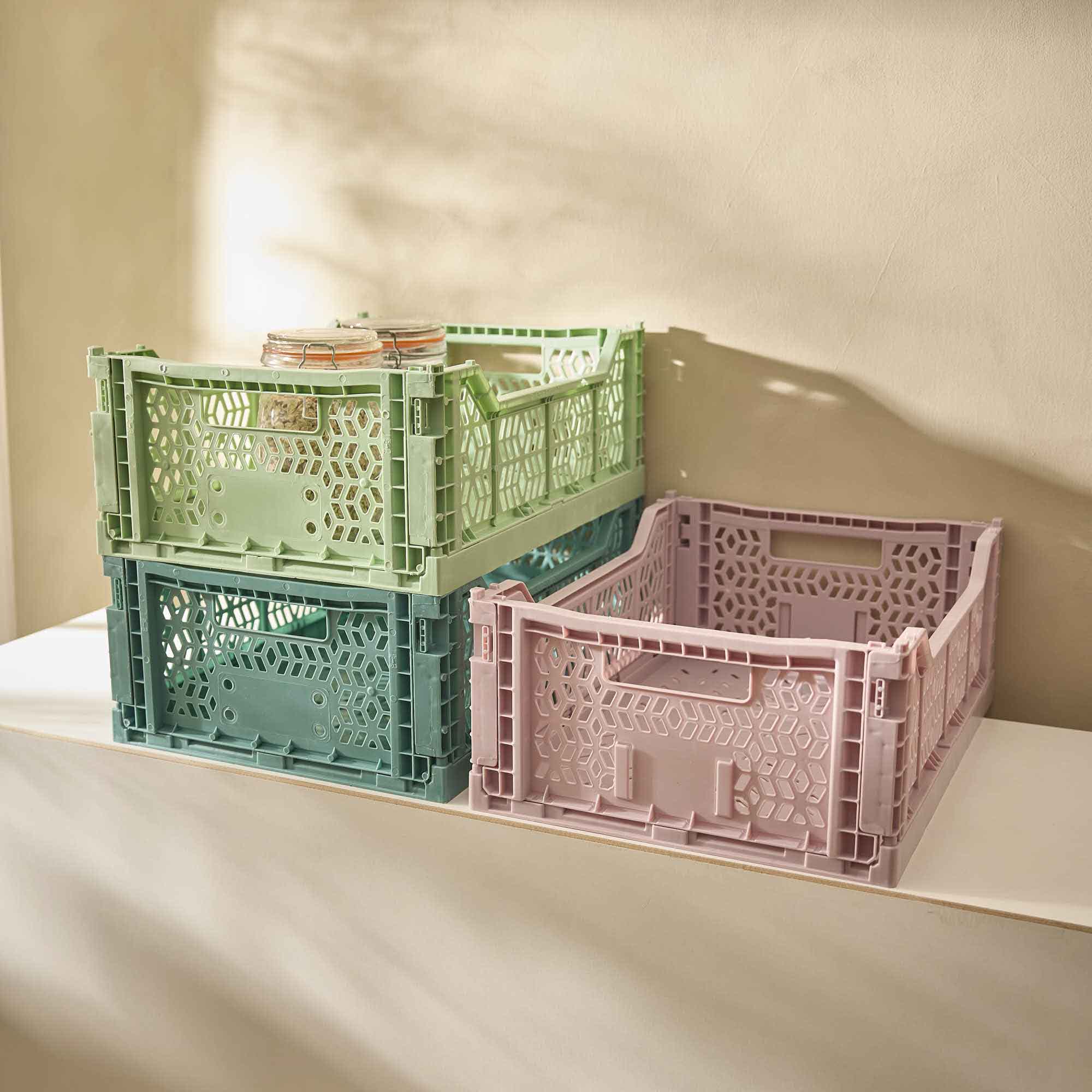 Klappbox, 40 x 30 x 15 cm, mintgrün Nr. 5655