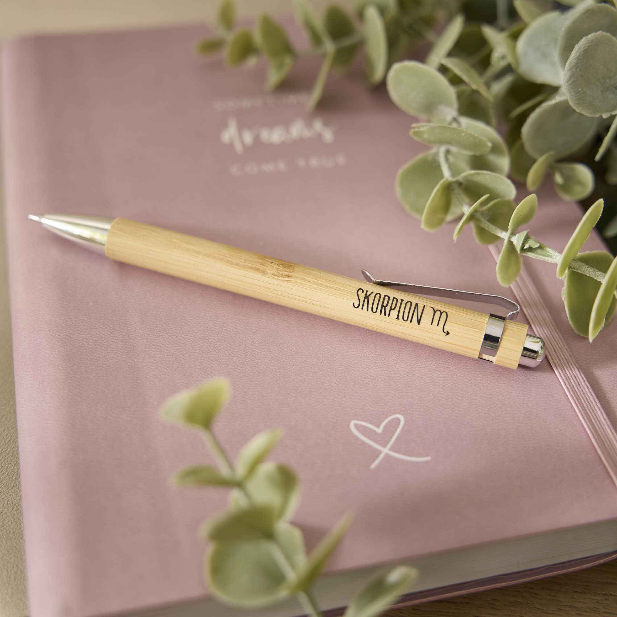 Kugelschreiber Bambus, Skorpion