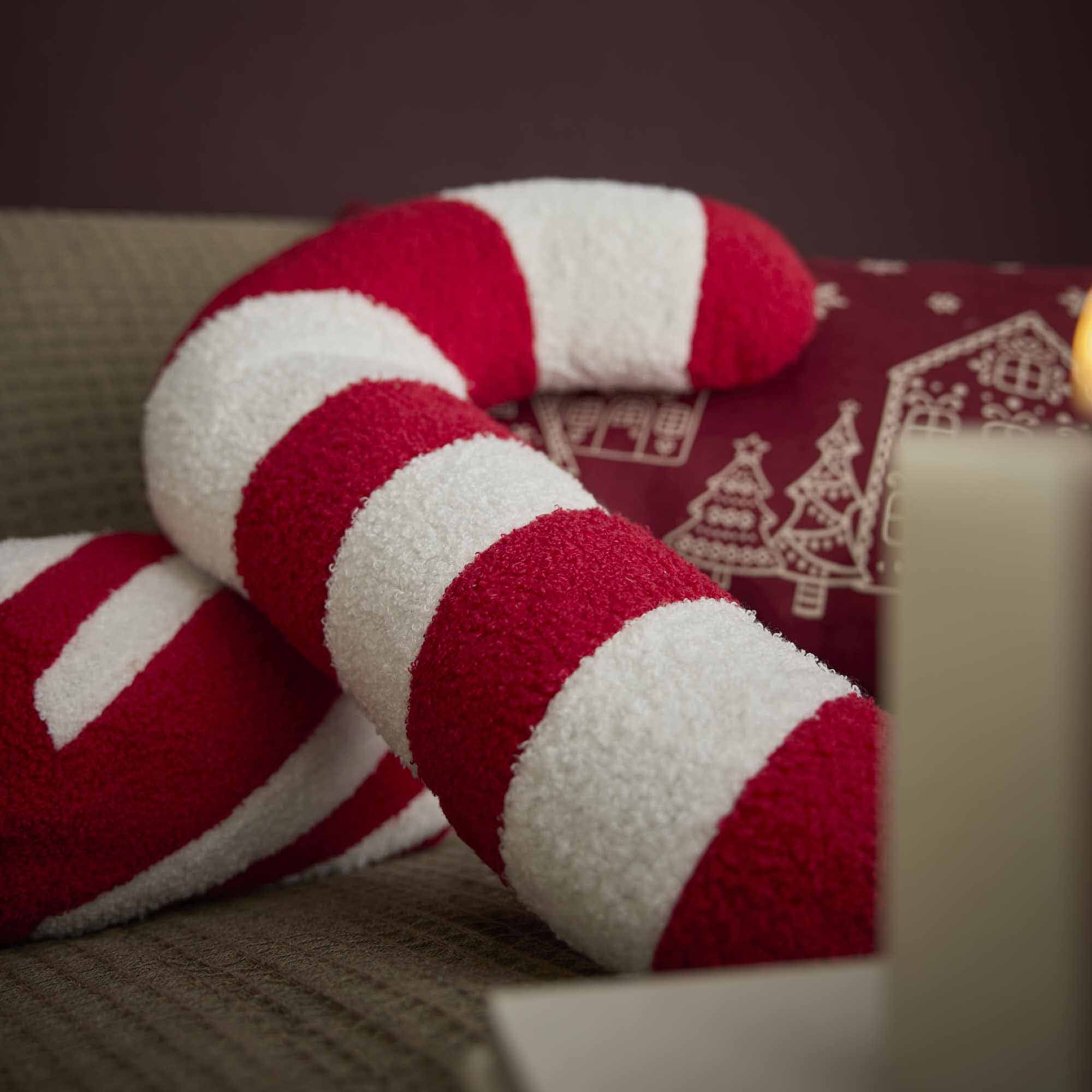 Kissen Süßigkeit, Zuckerstange, 50 cm