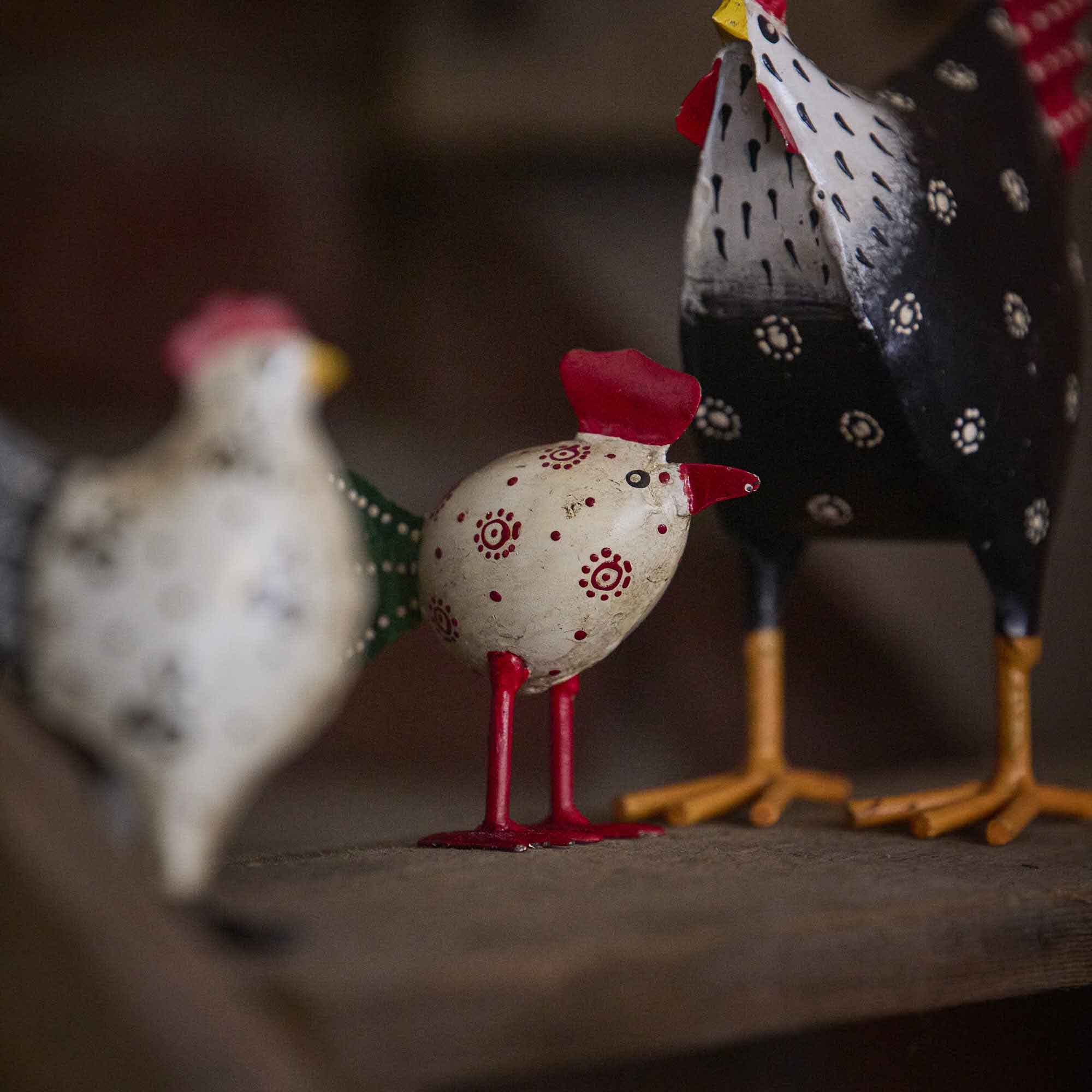 Huhn Nils, Mini/grün, 9 cm