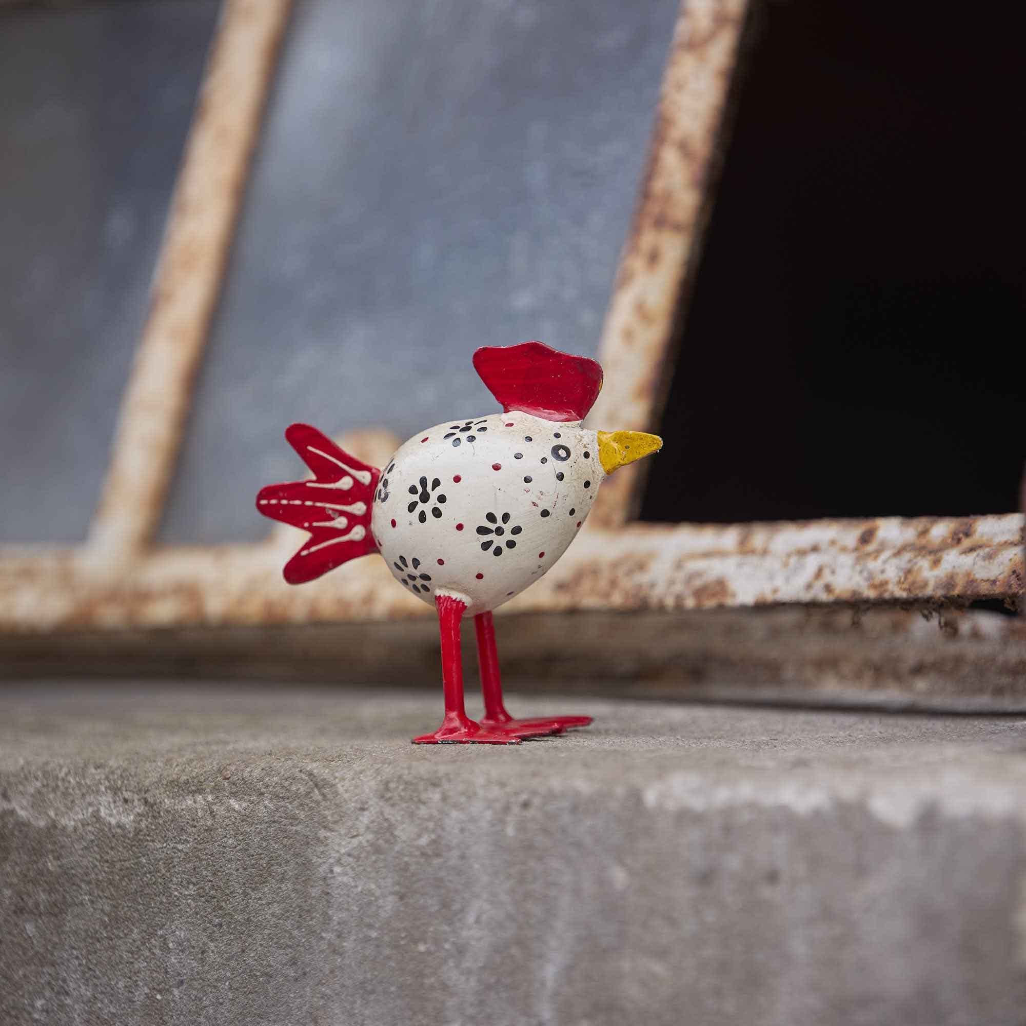 Huhn Nils, Mini/rot, 9 cm