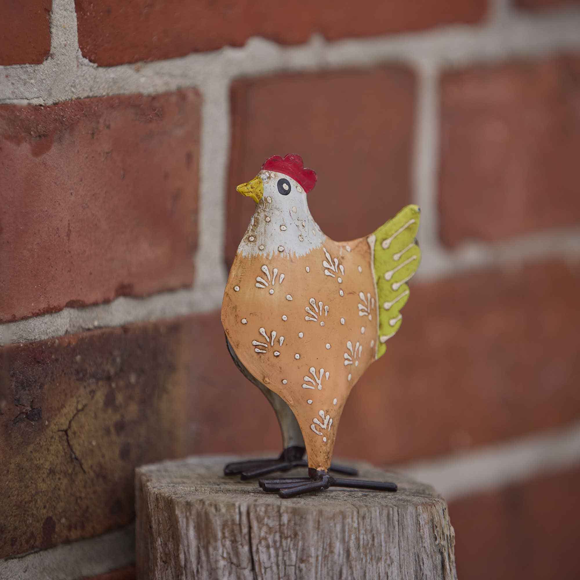 Huhn Mini, peach, 10 cm