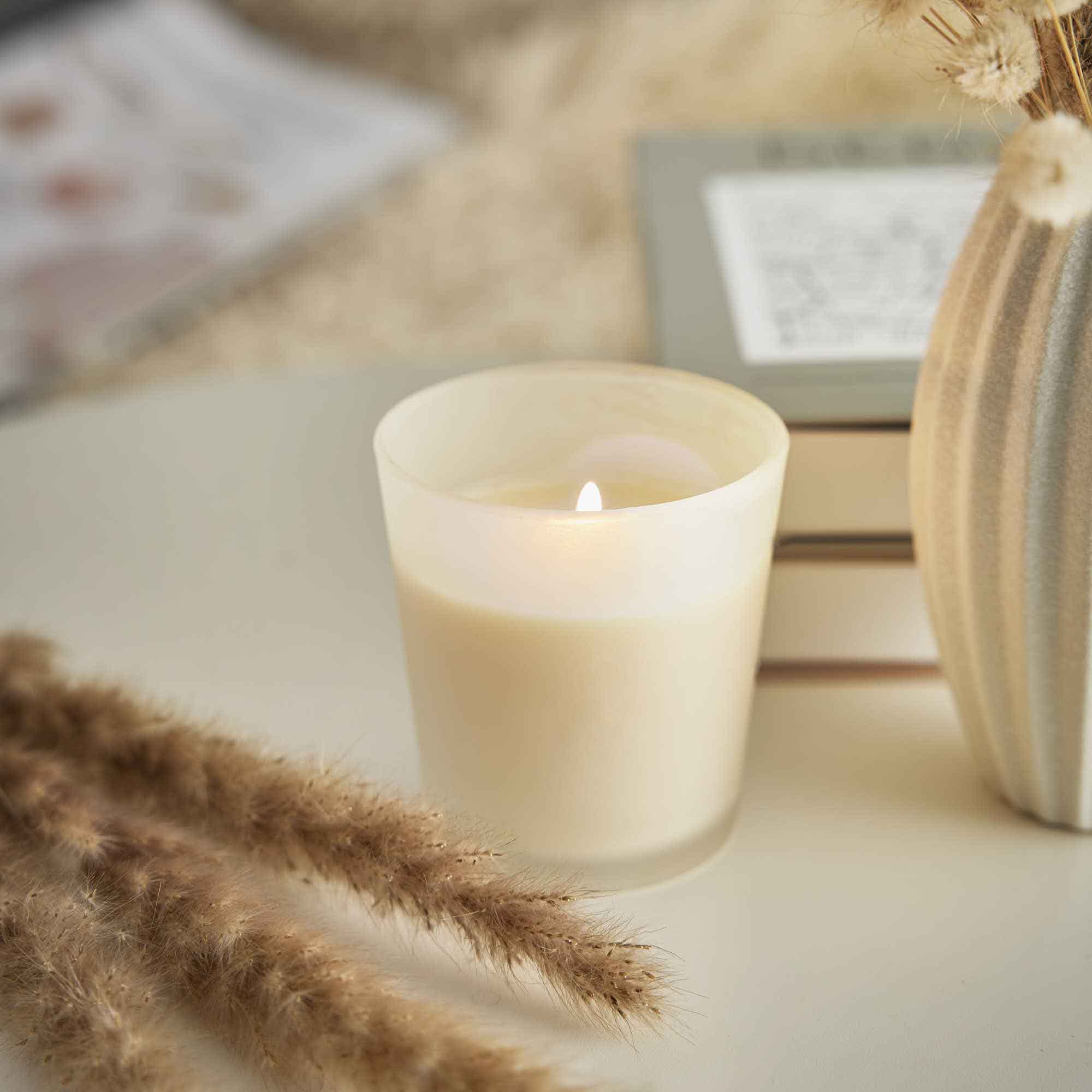 Duftkerze im Glas, Champagne