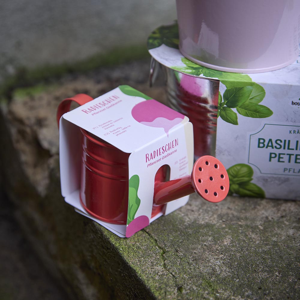 Pflanzset Giesskanne, Radischen