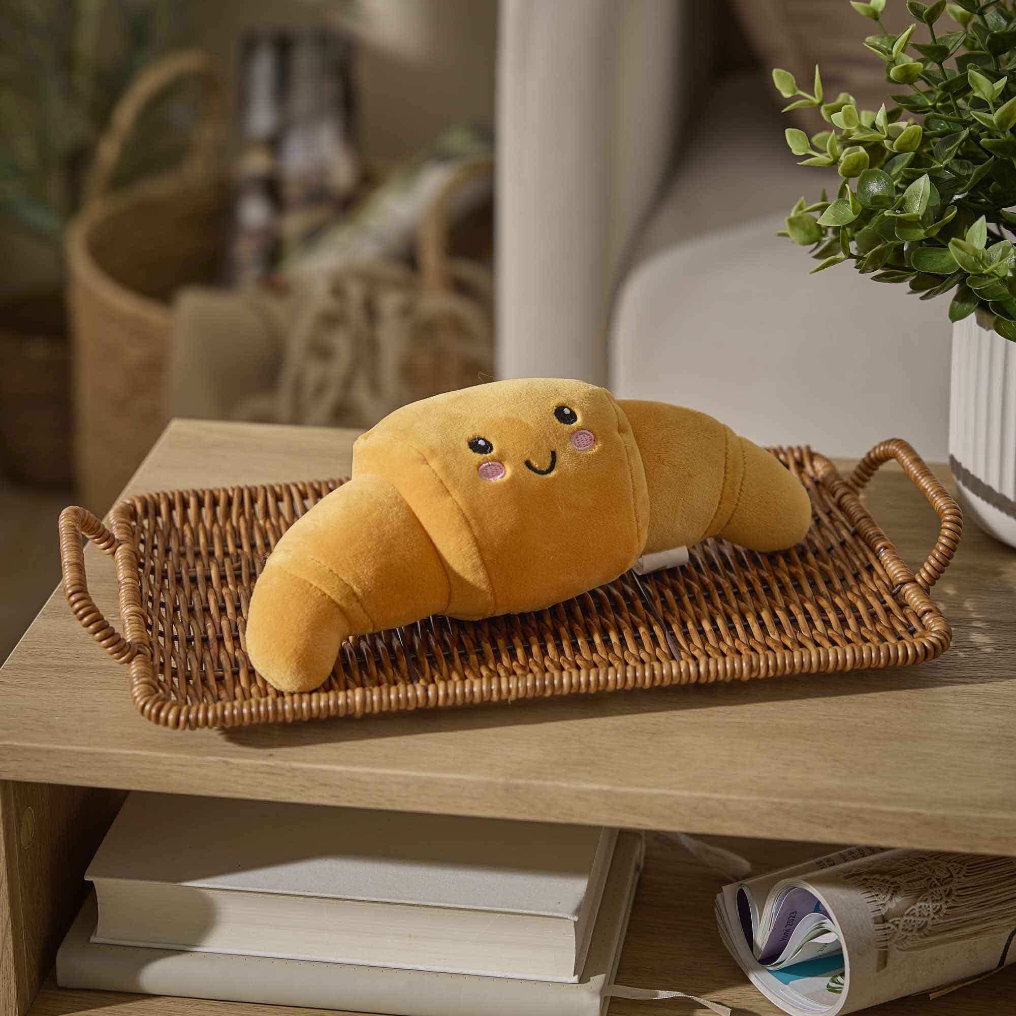 Kuscheltier Snack, Croissant, 25 cm