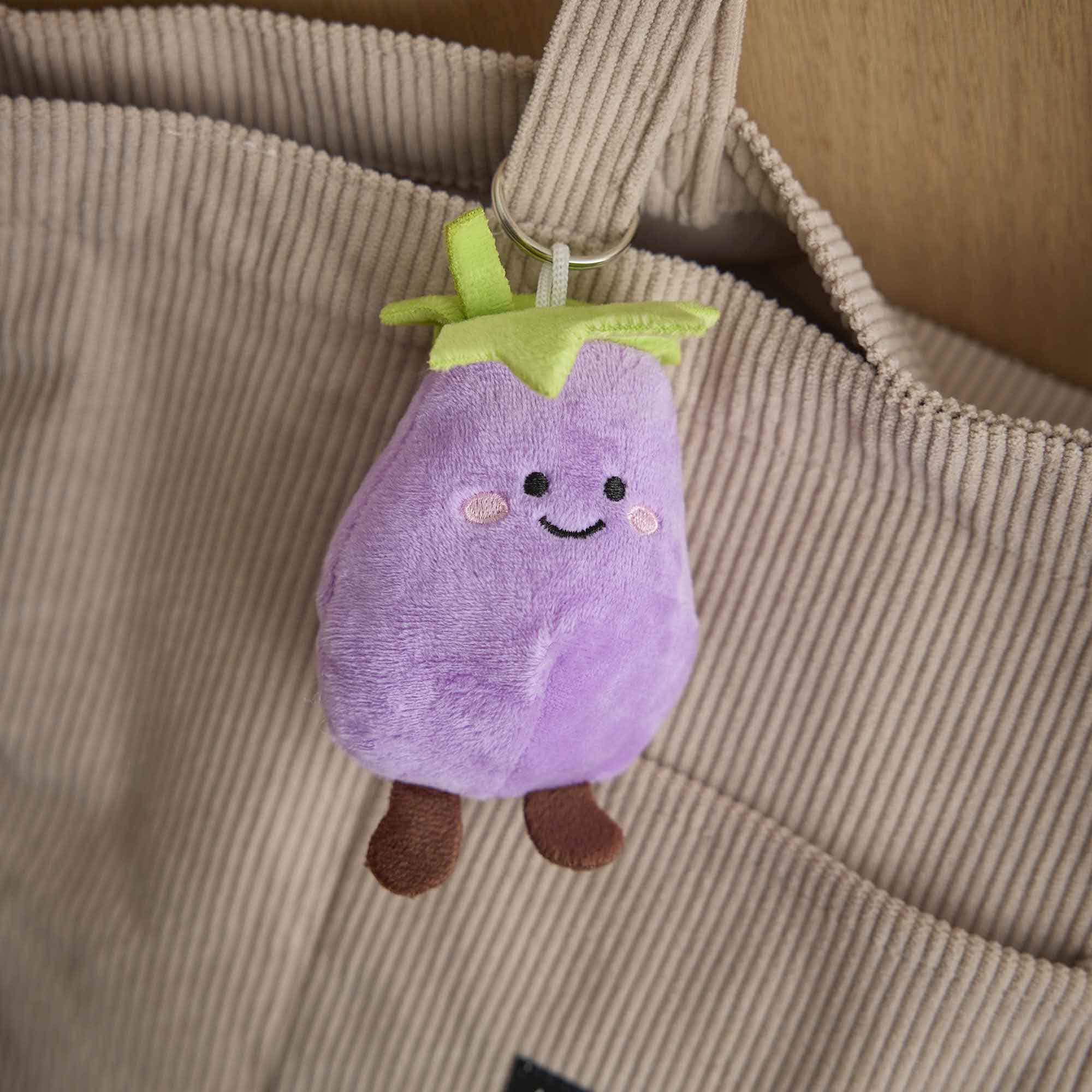 Schlüsselanhänger Gemüse, Aubergine