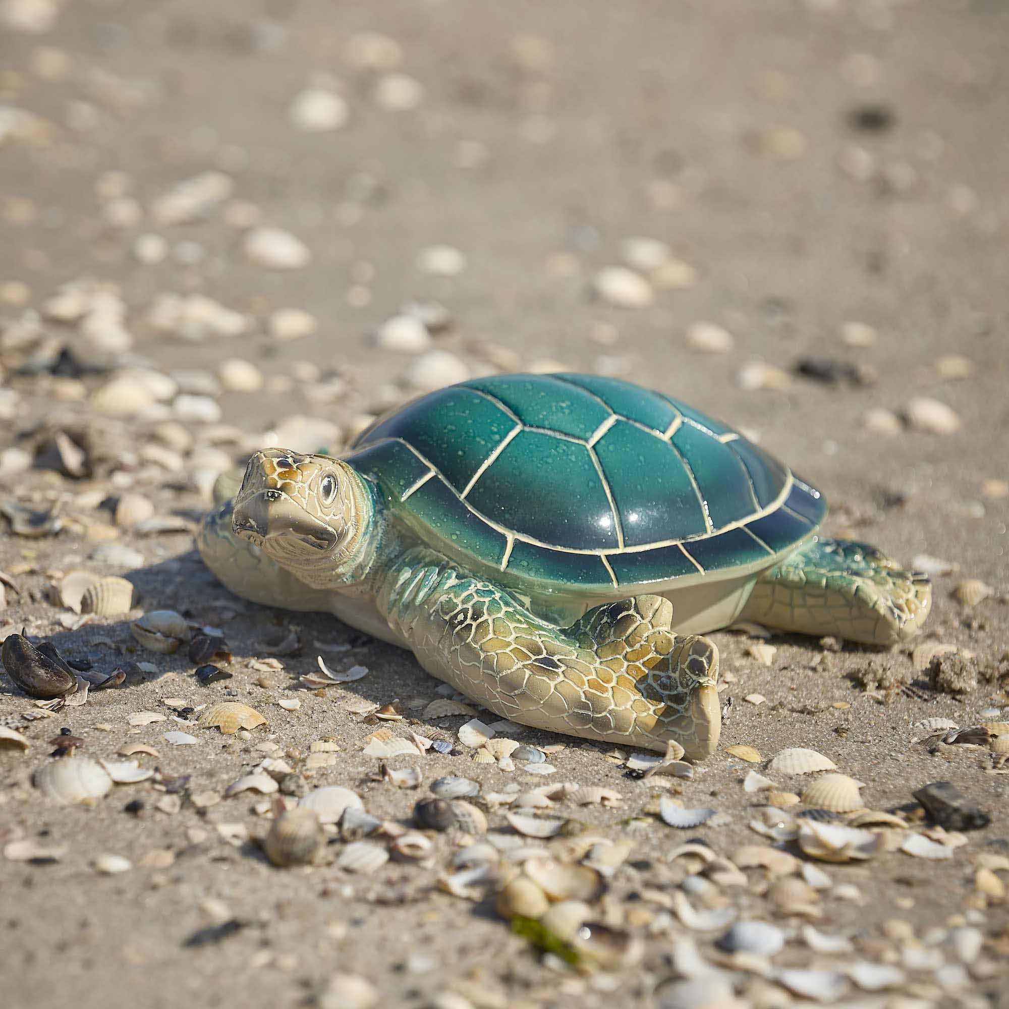 Schildkröte Willi, blau, 27 cm