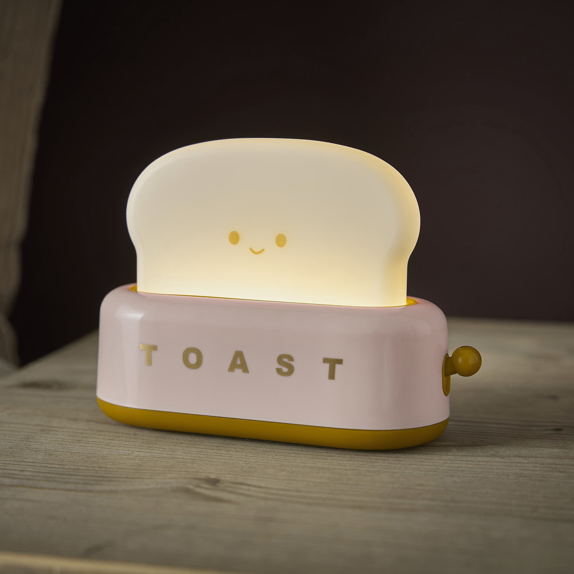 LED-Leuchte Toast, pink, 13.4 x 9.8 cm