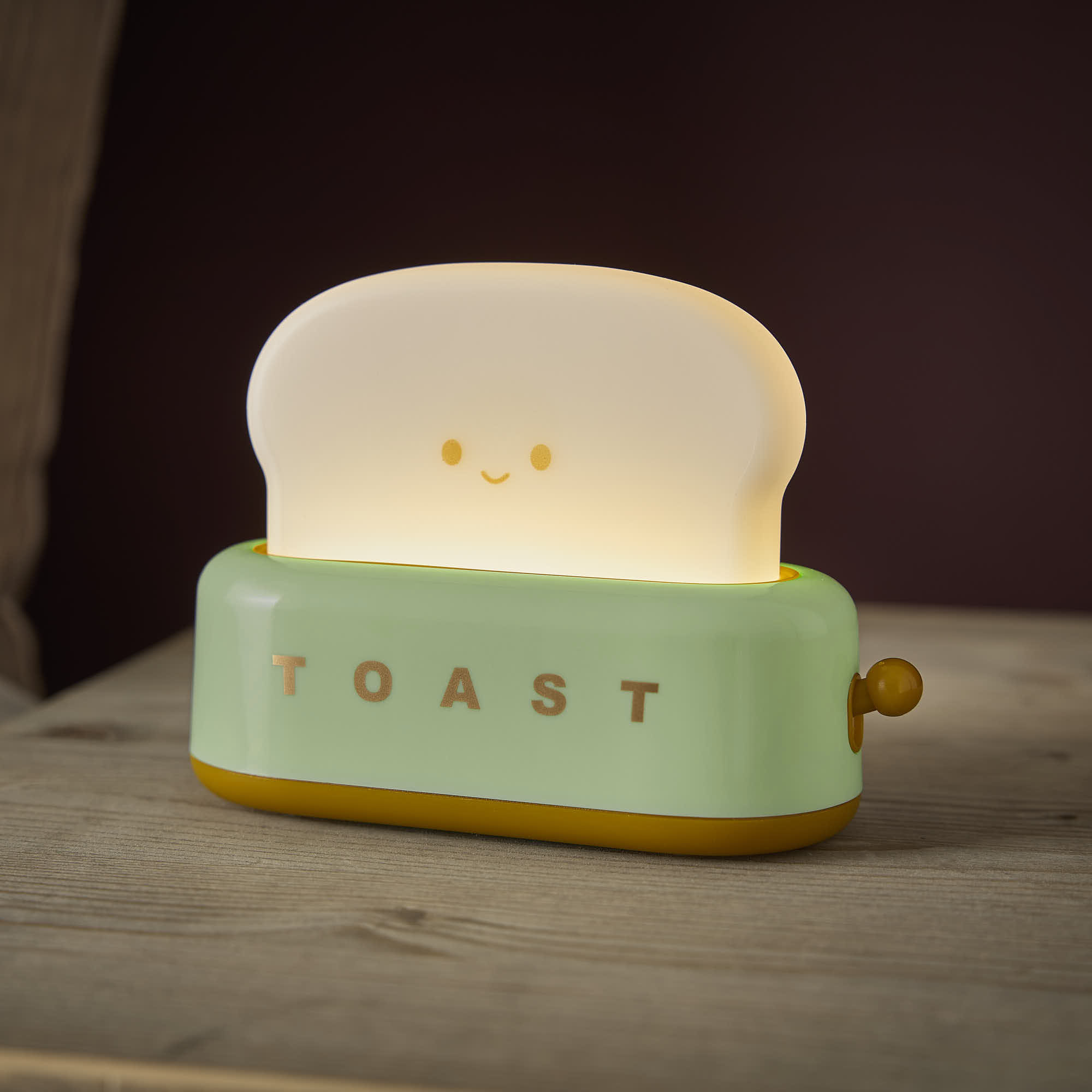 LED-Leuchte Toast, grün, 13.4 x 9.8 cm