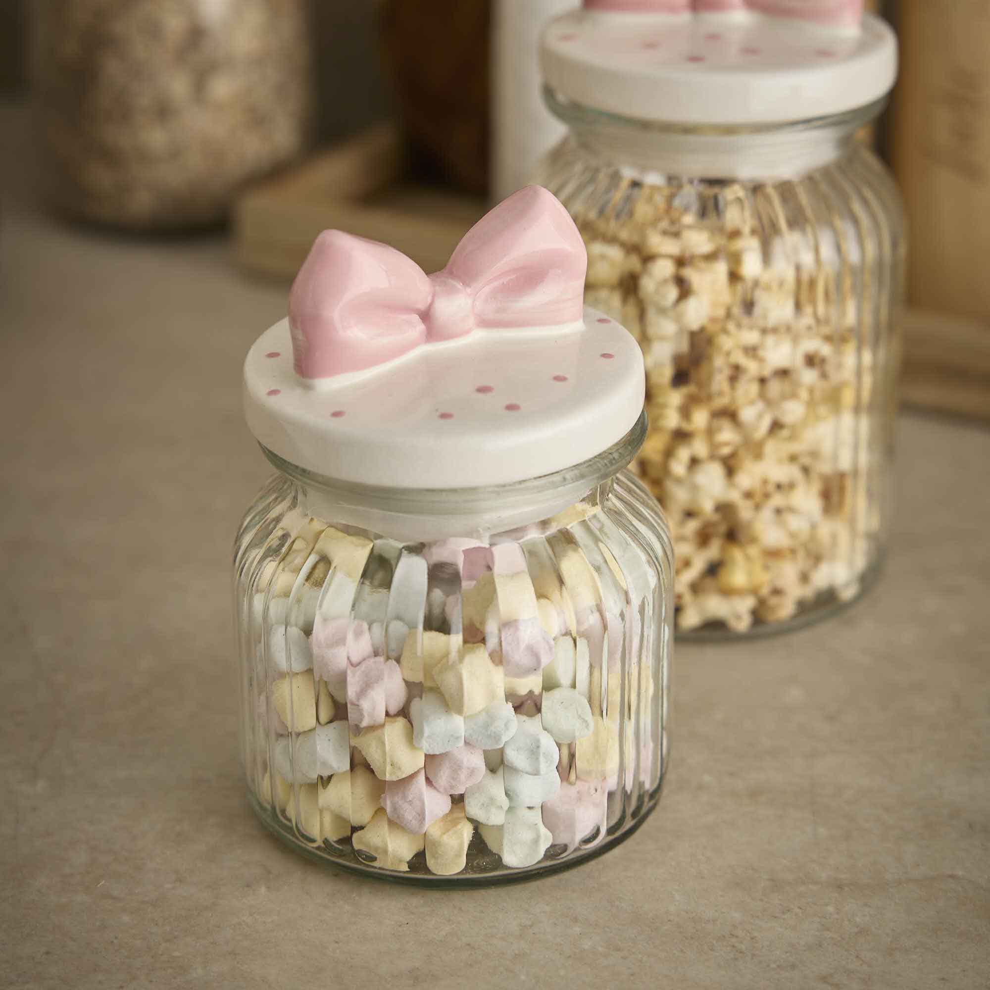 Vorratsglas Schleife, 650 ml