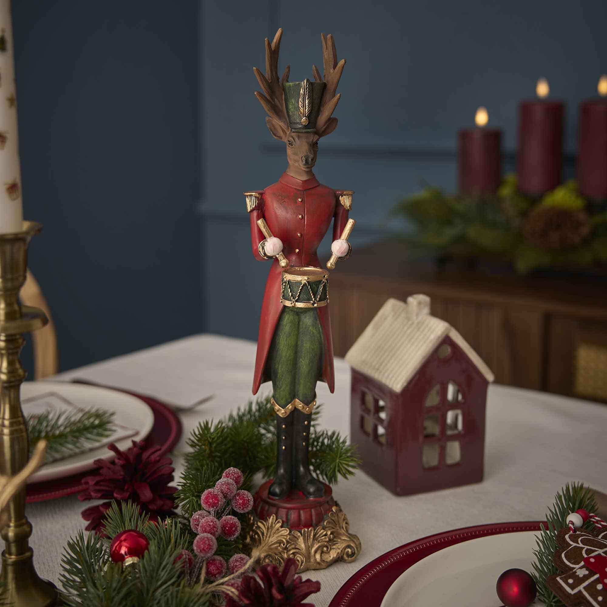 Deko-Rentier Edel, Trommel, 38 cm