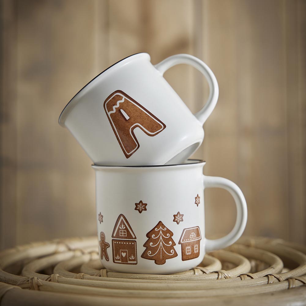 Becher Buchstabe/Lebkuchen, A, 380 ml