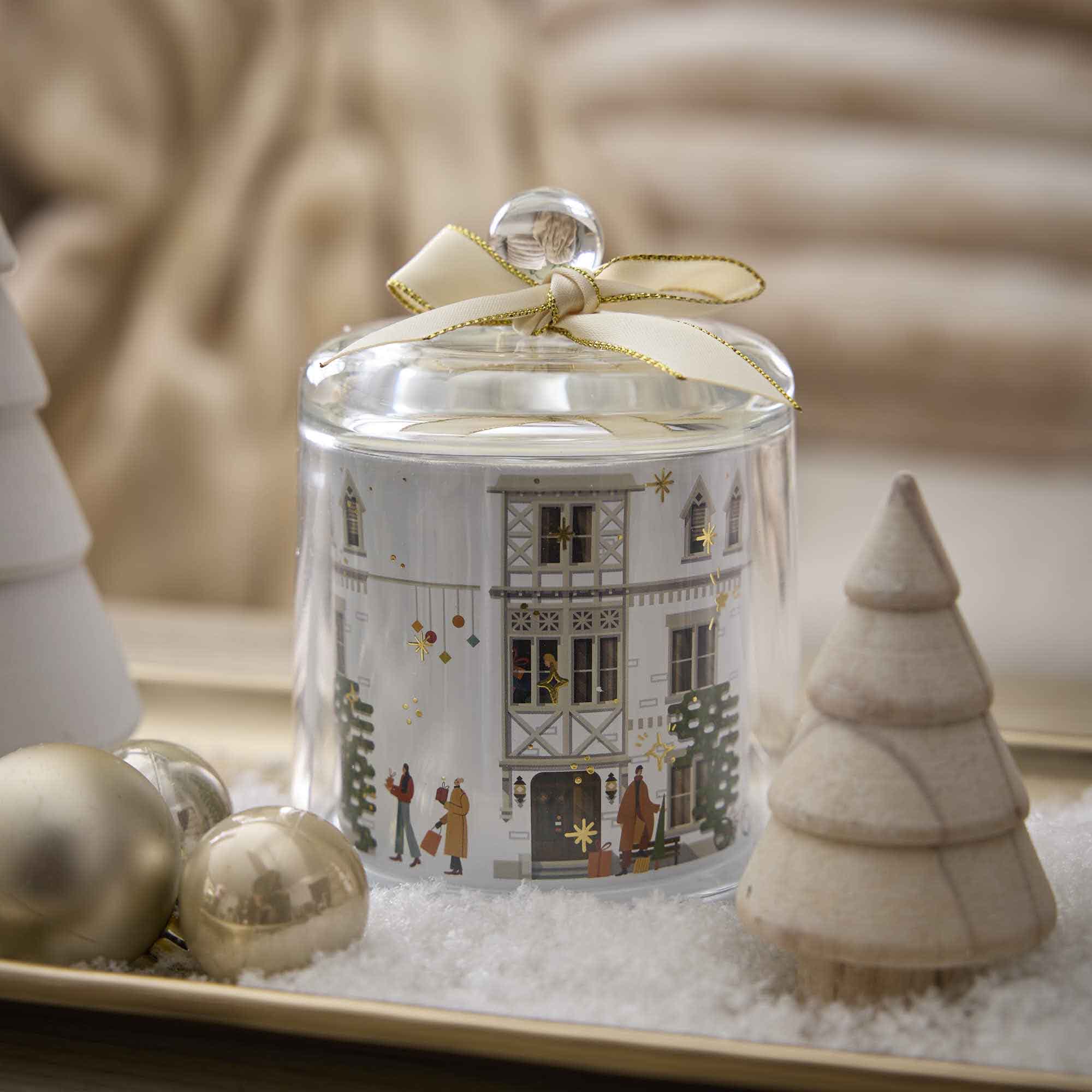 Duftkerze Haus mit Glocke, Christmas Vanilla