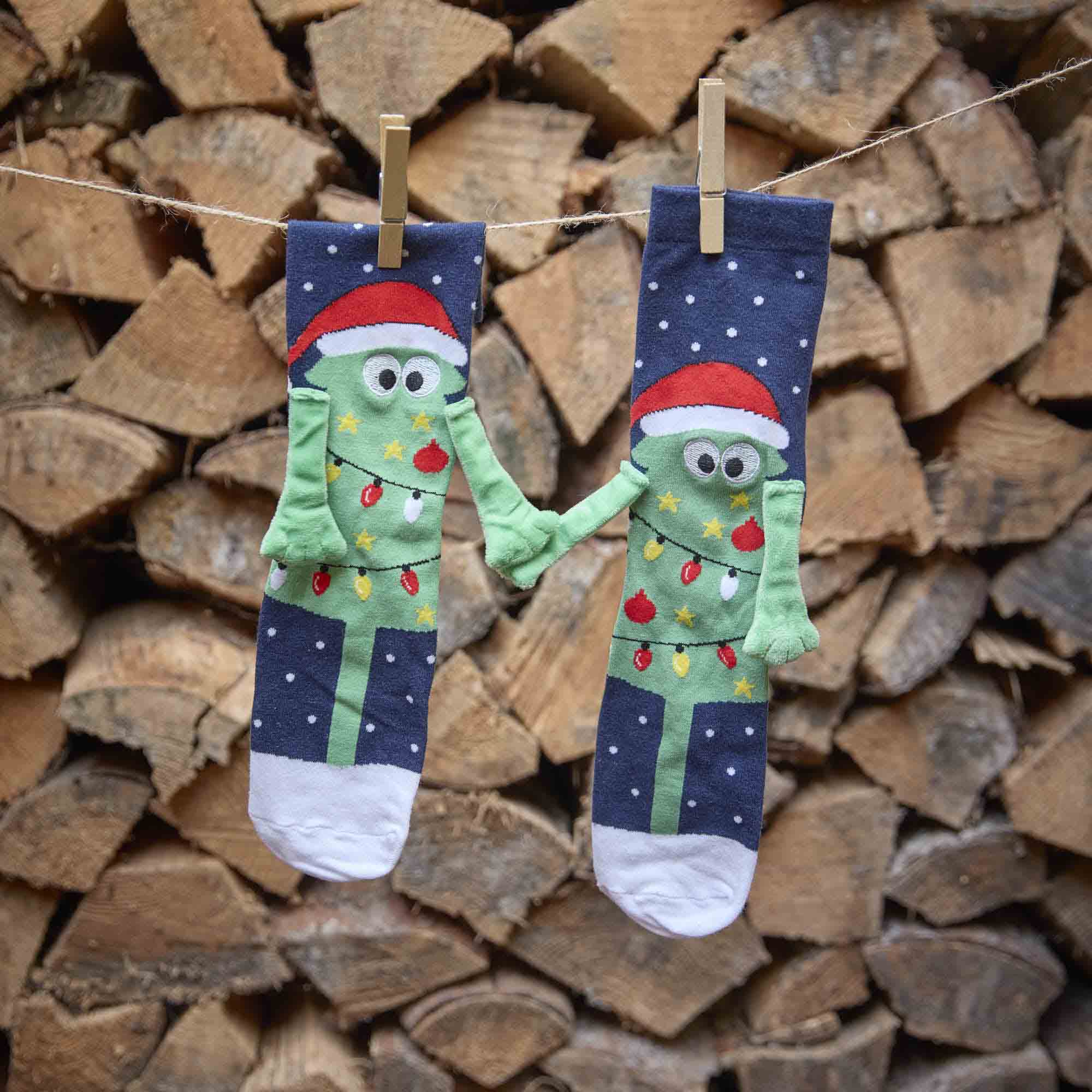 Freunde-Socken Magnet, Xmas/Baum, Größe 39-42