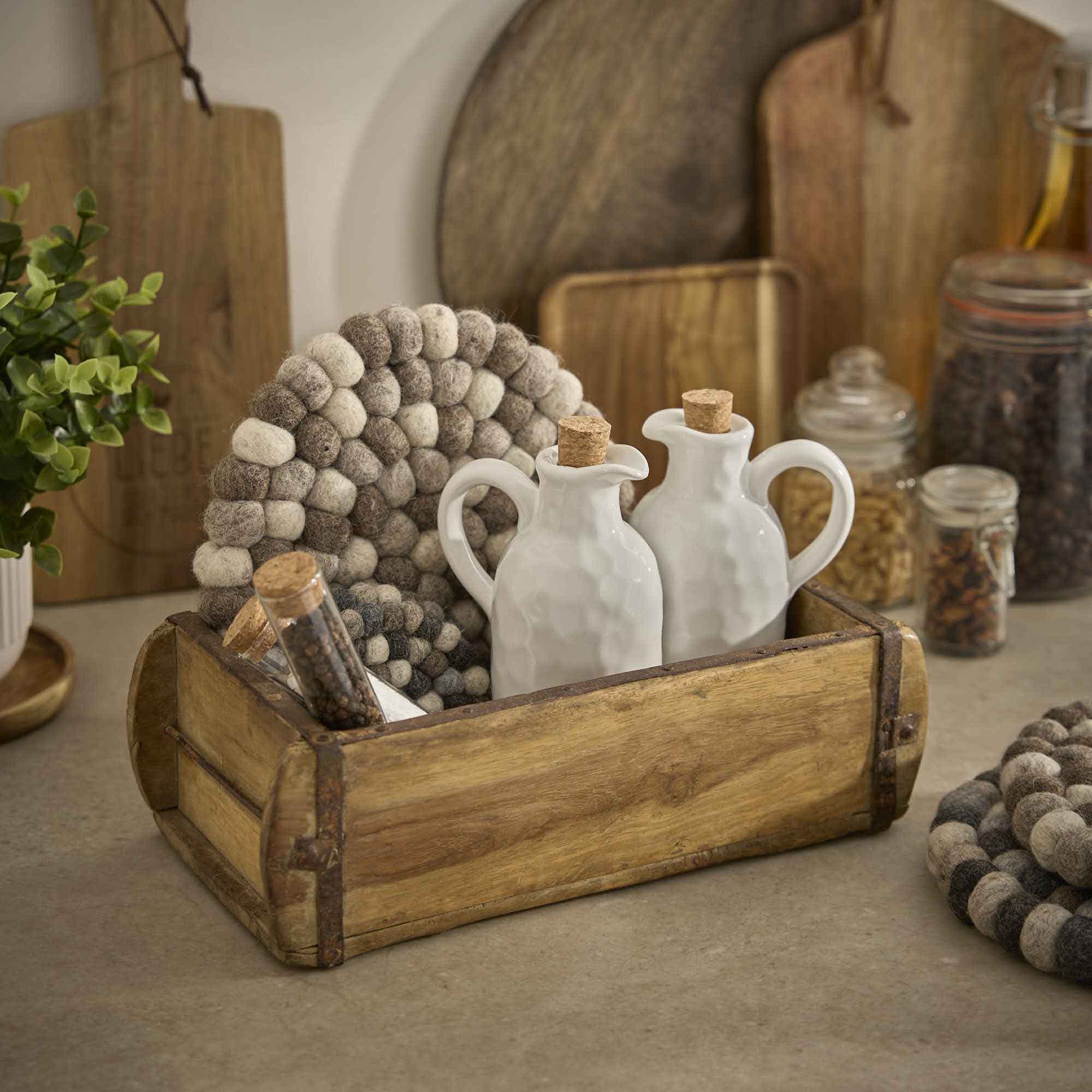 Holzschale Rustik, 32 cm