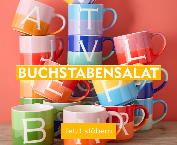 Buchstabenbecher