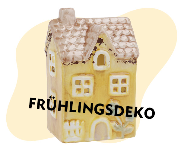 Lichthaus in Gelb verlinkt auf Fr&uuml;hlingsdeko