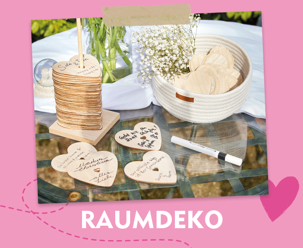 Raumdeko Hochzeit