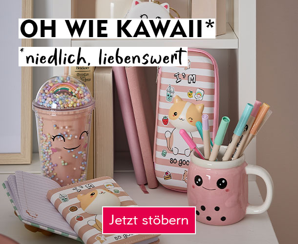 Shoppe den Kawaii-Trend bei Nanu-Nana Niedliche Produkte mit süßem Gesicht verlinkt auf Kawaii