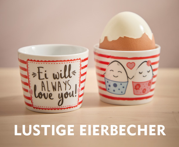 Lustige Eierbecher