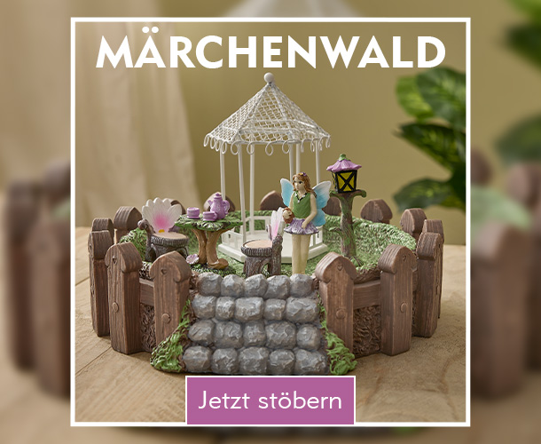 Feengarten in Mini-Format verlinkt auf die Kategorie M&auml;rchenwald