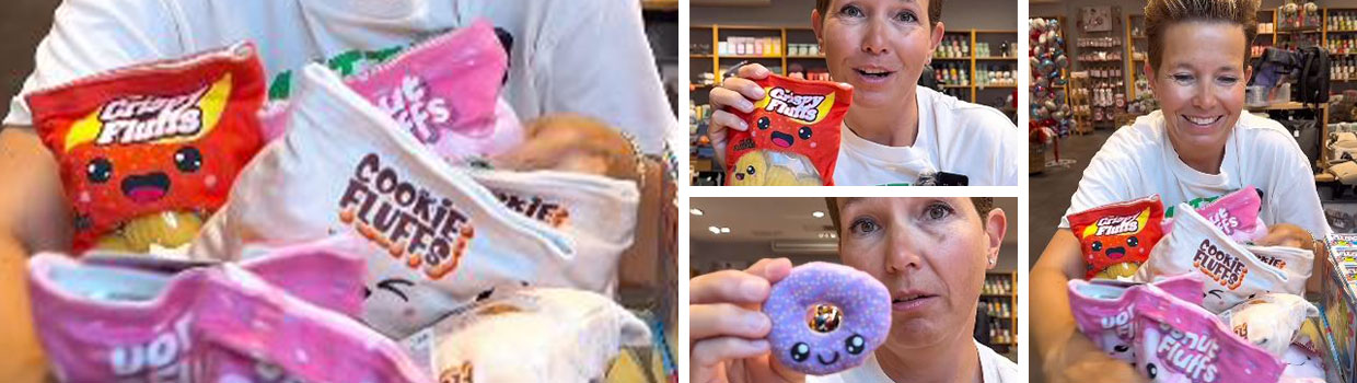 Kuscheltier Food-Tüte wird präsentiert