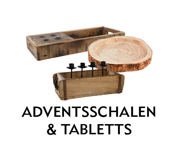 Adventsschalen & Tabletts von Nanu-Nana
