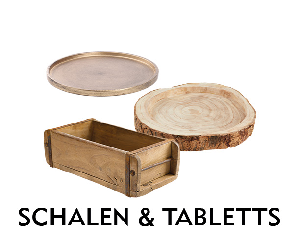Deko Schalen und Tabletts für den Herbst