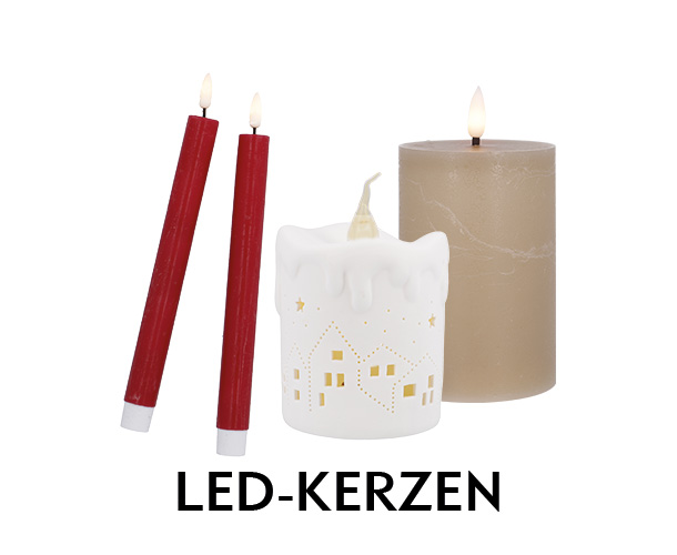 LED-Weihnachtskerzen von Nanu-Nana