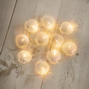 Muschel-Lichterkette verlinkt auf die Kategorie NEUES AUS DER LICHTERWELT