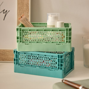 2 gestapelte Klappboxen verlinkt auf Klappboxen 